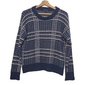 Romeo + Juliet | Soft Knit Checkered Pattern Sweater